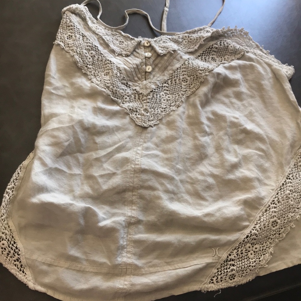 Hurley lace blouse with buttons